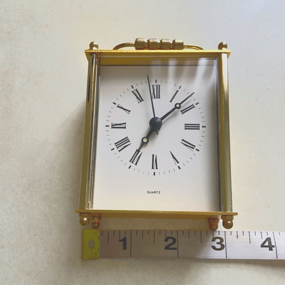 Vintage Quartz Carriage Clock, Mantle Piece Clock - Picture 2 of 6